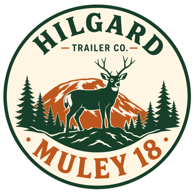 Hilgard Trailer Co. Muley 18 emblem