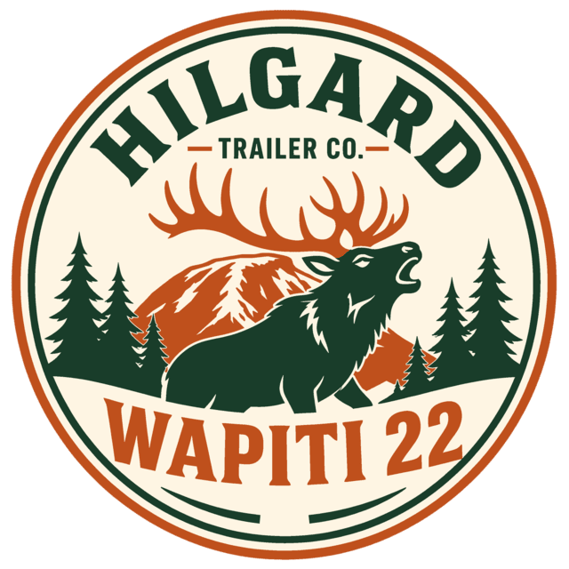 Hilgard Trailer Co. Wapiti 22 emblem